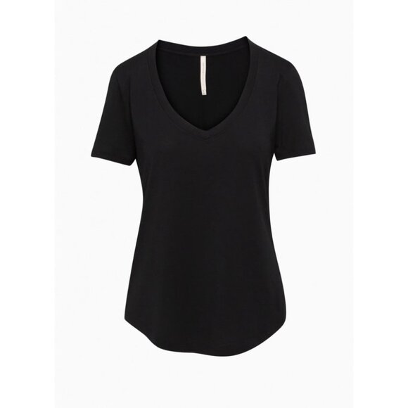 Aritzia The Group by Babaton Black Short Sleeve Tee - Picture 1 of 5
